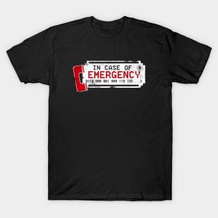 IT Crowd Emergency Number T-Shirt T-Shirt